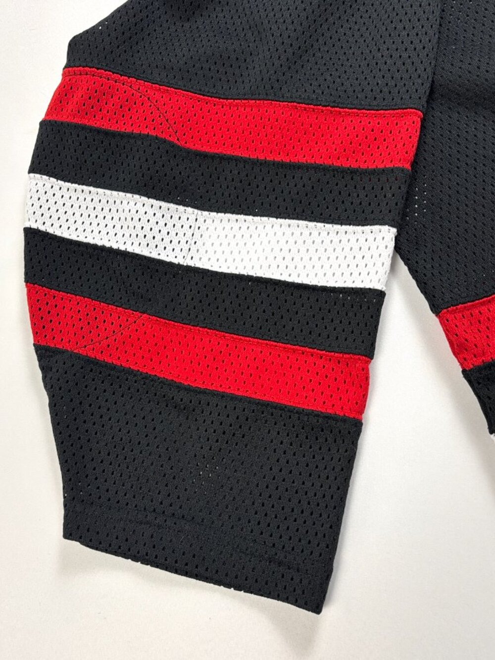 Vintage Blackhawks Local Kobe Hockey Jersey Black Red Sz XL #52 Retro - Picture 4 of 8